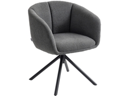 Silla plegable de lana de oveja, con forma de luna, azul, portátil VELTRIX