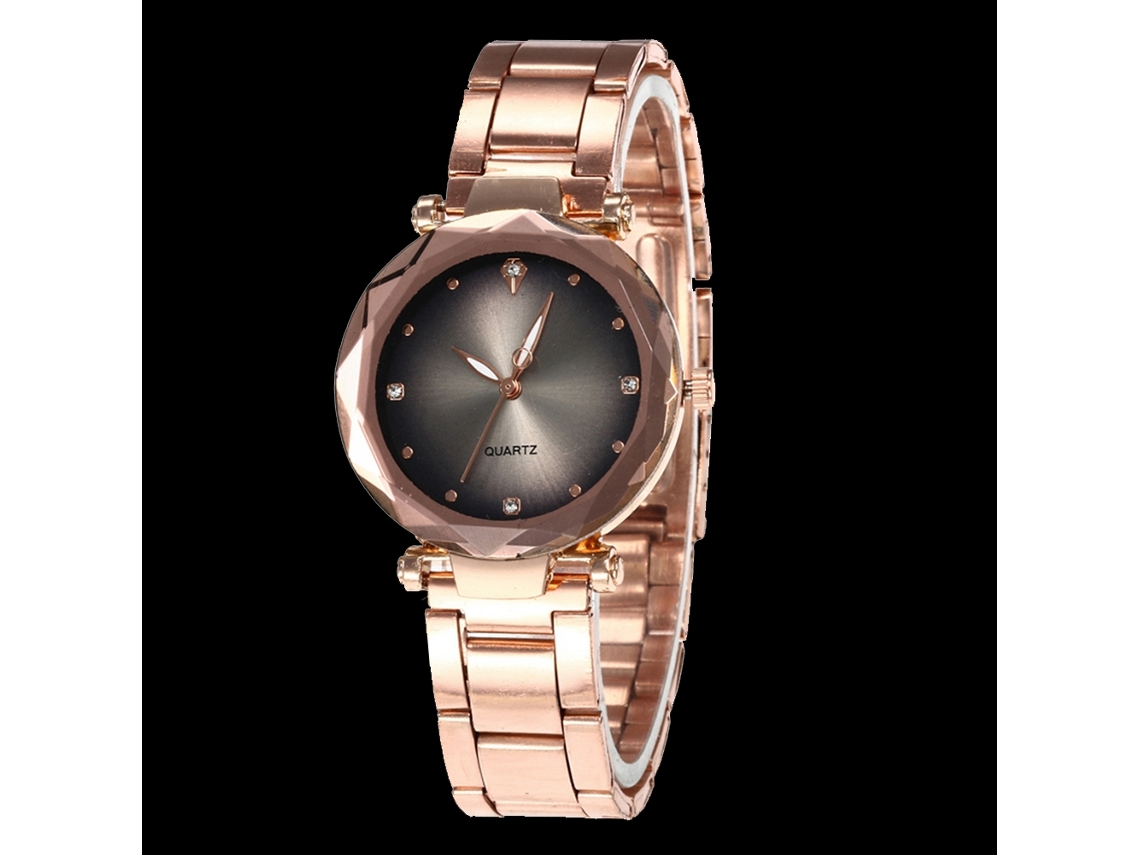 Reloj De Pulsera Unisex De Aleación Con Dial Redondo Analógico Cuarzo Gris Claro