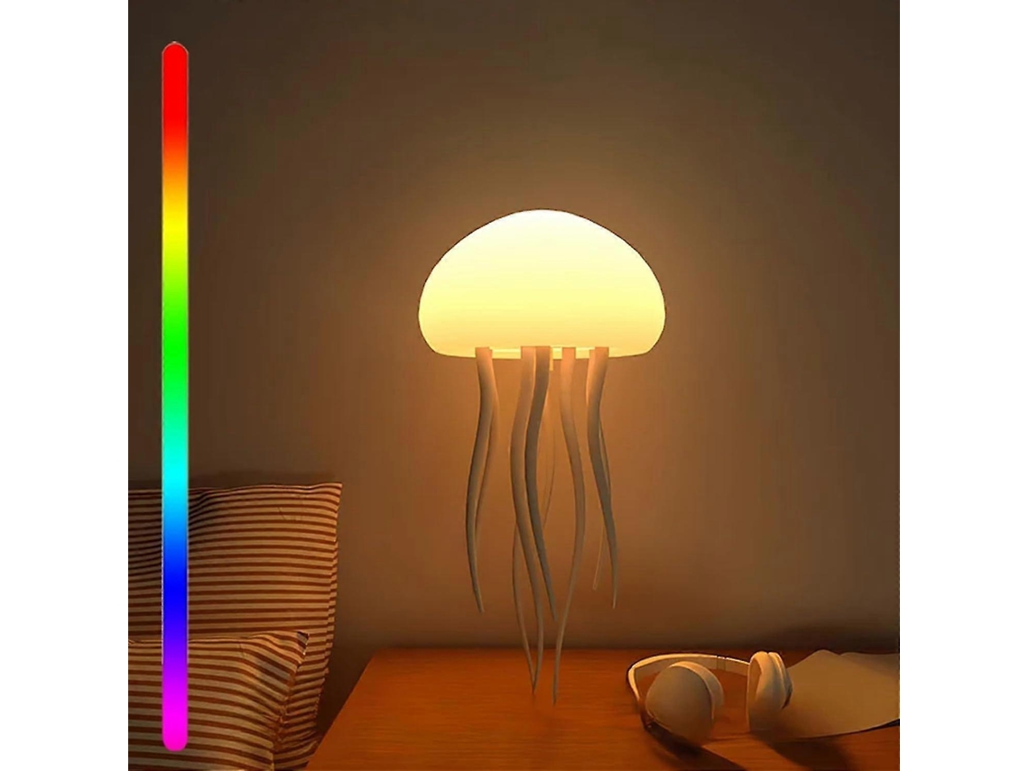 Lámpara flotante Jellyflow, luz LED RGB degradada portátil con control por voz de Rosewell