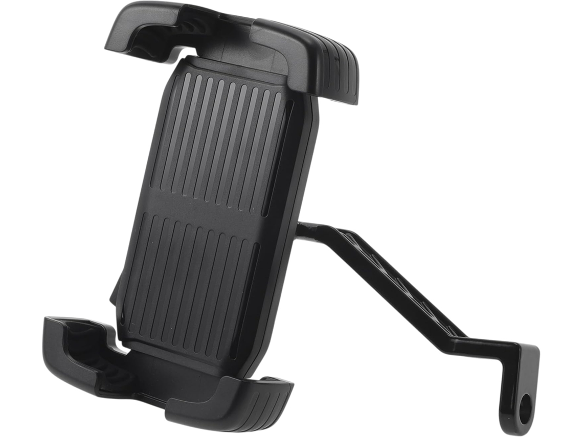 Soporte para teléfono móvil de motocicleta, compatible con soporte para espejo retrovisor JYTGALX (negro)