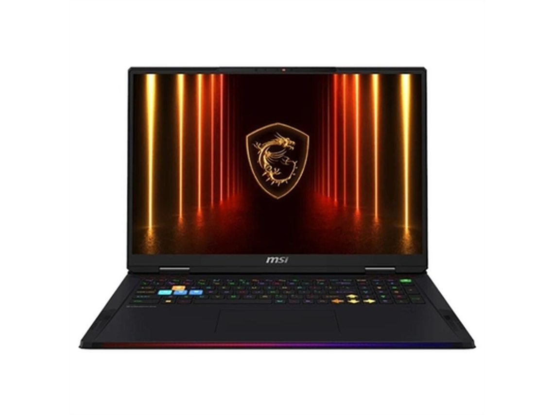 Portátil MSI Raider 18hx Ai 252es U9 (negro, 32 GB de RAM, 2 TB de SSD, socket EU 18, teclado QWERTY español, Intel RTX 5080)