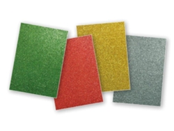 Blt.4 Folhas Goma Eva Apli con Purpurina 30X2
