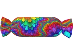 Almohada Cilíndrica Forma Caramelo Felpa Poliéster Espuma Viscoelástica Resistentes Ajustable Fácil Soporte