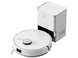 Aspiradora robot Liectroux M70 Pro Lidar con depósito para polvo, aspirador automático, succión potente de 6500 Pa, batería de 3200 mAh, control por voz y aplicación, color blanco