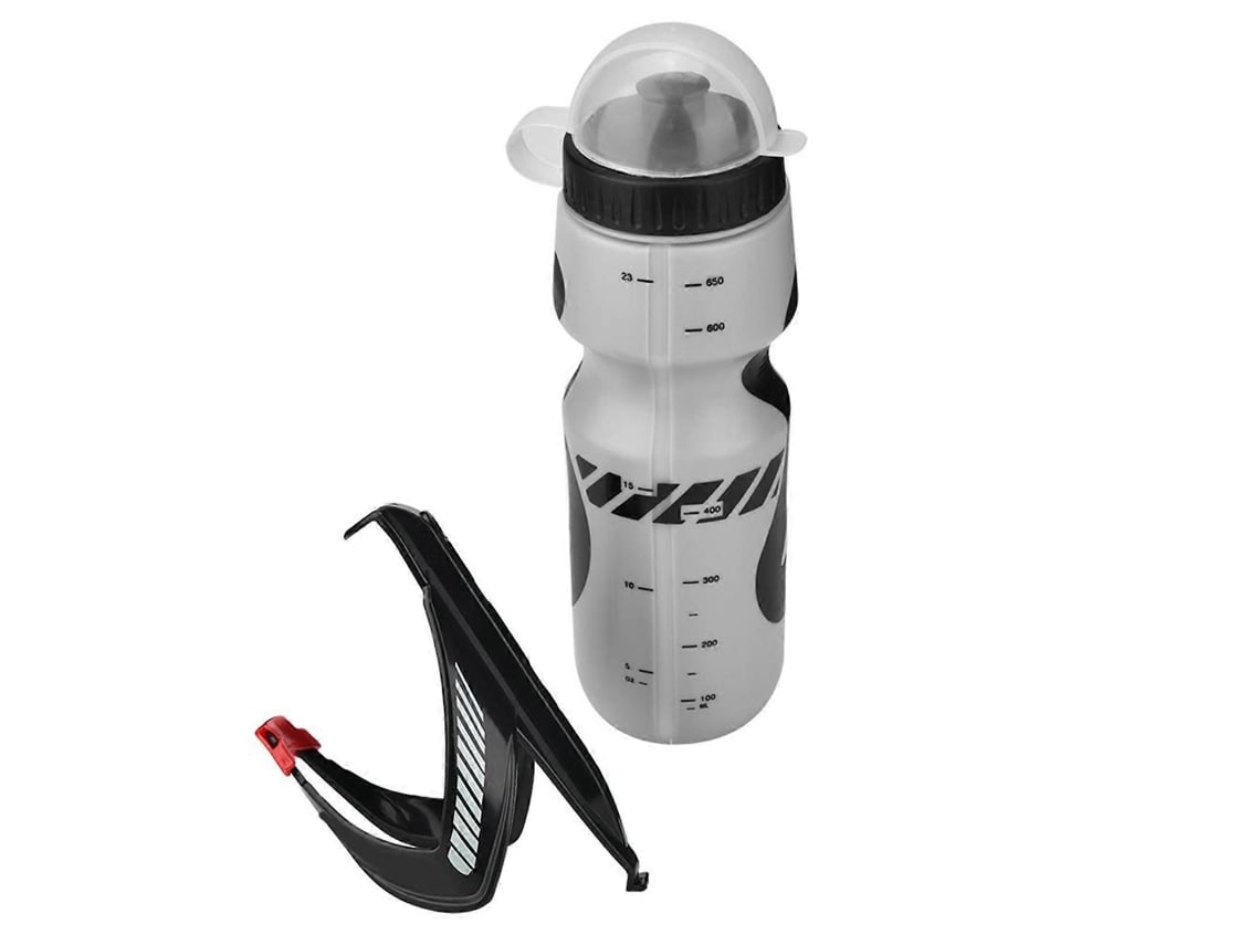 Garrafa De Água De 650ml Com Suporte Para Bicicleta, Ideal Para Ciclismo De Montanha (cinza)