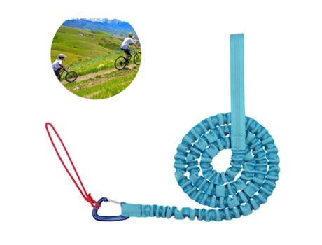 Cuerda De Remolque Para Bicicleta Para Niños, Cuerda De Remolque Para Bicicleta Para Niños, Cuerda Elástica Para Bicicleta, Azul ZMDECQNA