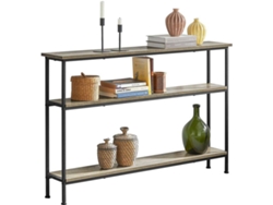 Mesa de Entrada SOBUY (Marrón , Negro - 120x20x77 cm)