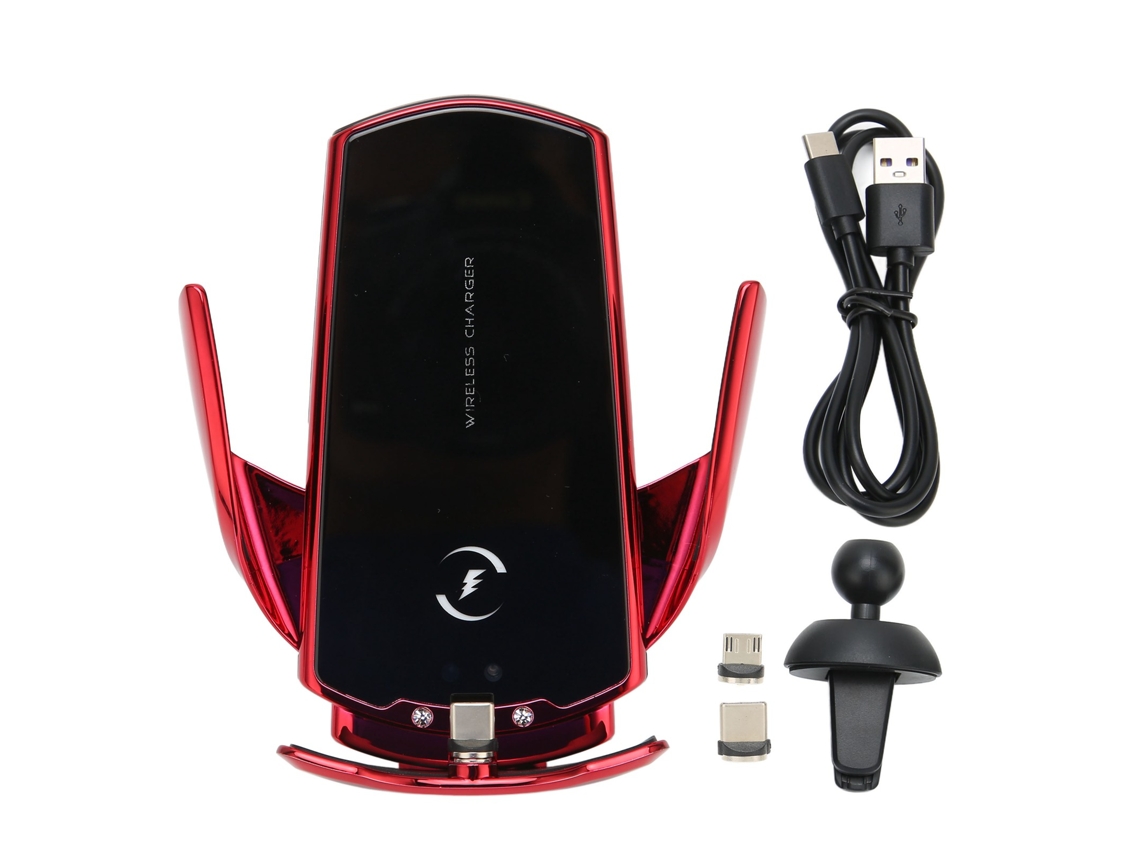 Cargador inalámbrico para coche EOOCOO (inducción automática, carga rápida)