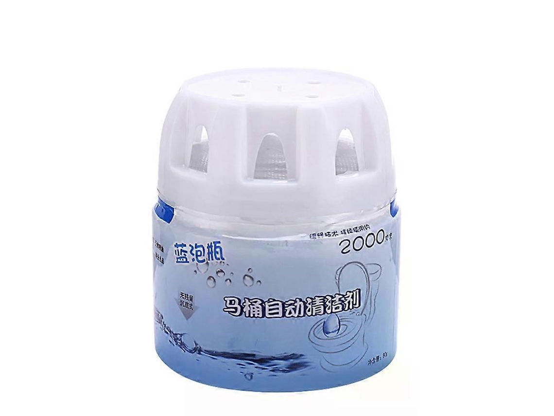 Limpador Automático De Vasos Sanitários Bolha Azul - Desinfeta, Desodoriza E Remove Sujeira Para Banheiro E Restroom