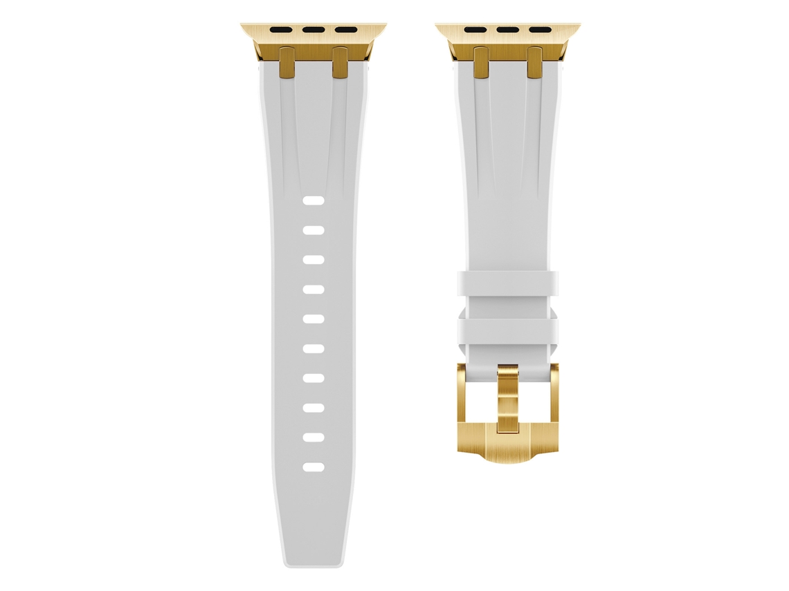 Correa blanca XIAOMOYU para Apple Watch (42/44/45/49 mm)