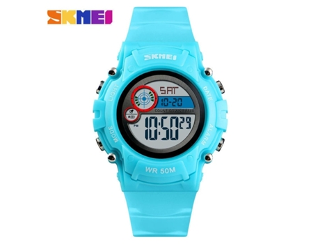 Reloj Infantil Relojes Digitales Deportivos Impermeables para Niños y Niñas con Luz Led Colorida Azul Rosa VEANXIN