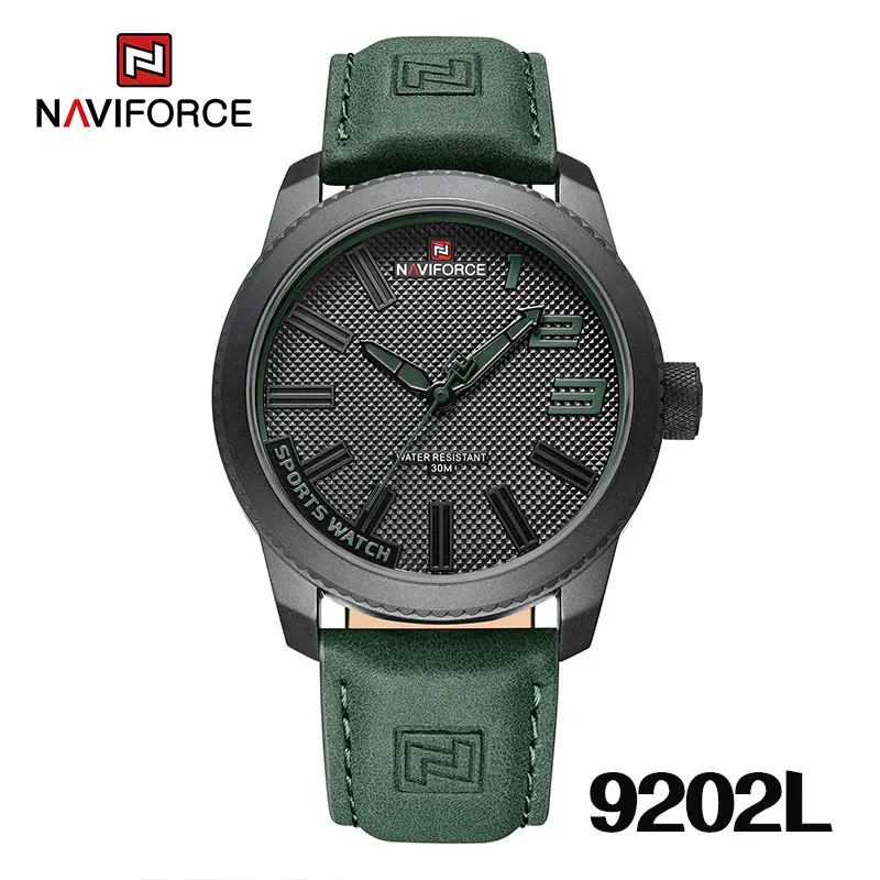 Reloj Deportivo Para Hombre, Resistente A Golpes Y Al Agua, De Piel Auténtica, Moderno E Informal.