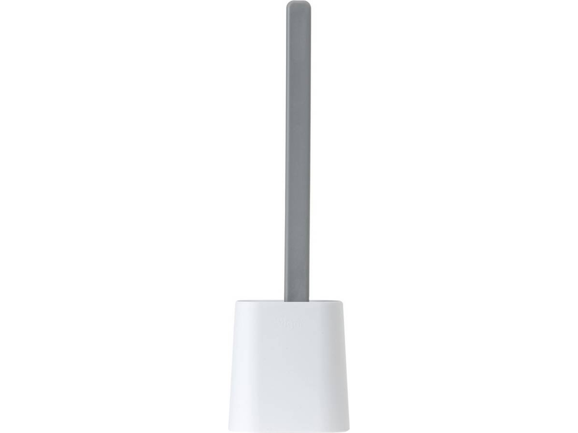 Soporte con Escobilla de WC VIGAR 10955 (Polipropileno - Blanco, Gris)