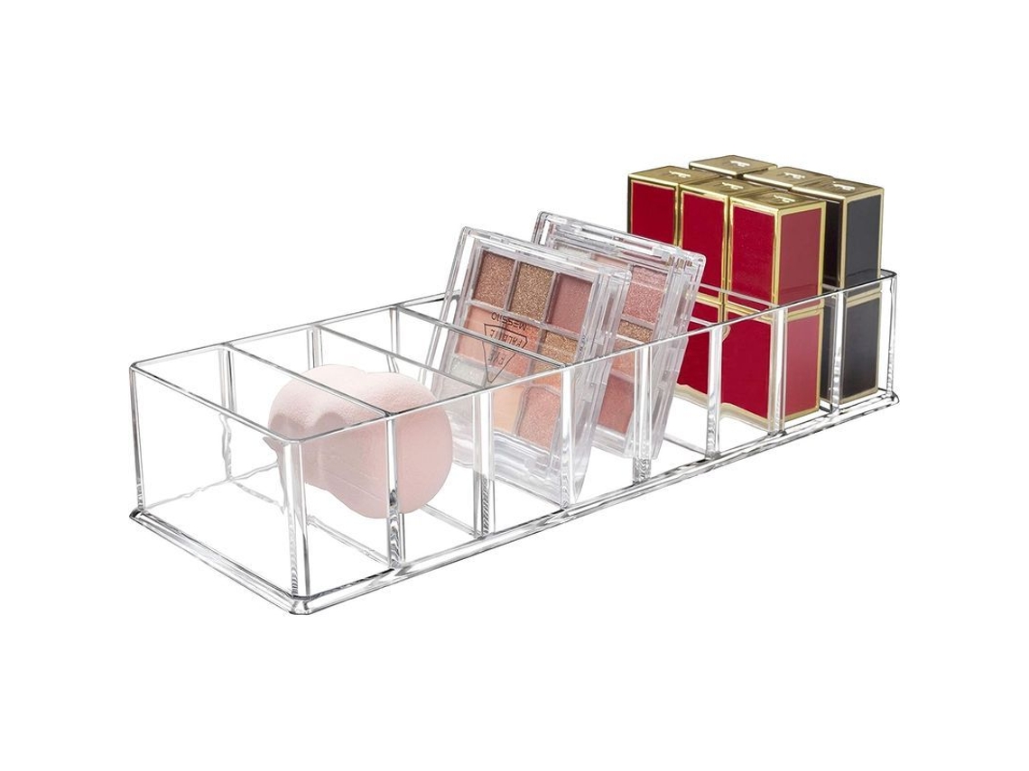 2026-organizador De Maquillaje Desmontable, 8 Compartimentos Caja De Almacenamiento Acrílico Transparente Para Maquillaje Joyería