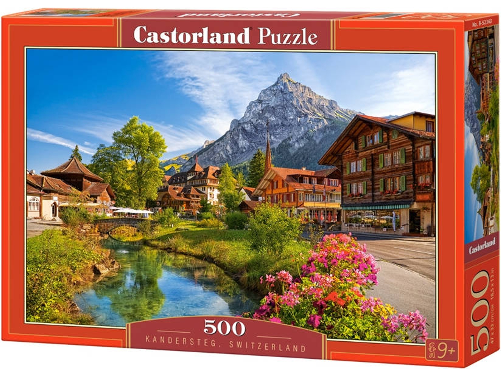 Puzzle CASTORLAND Kandersteg, Switzerland (500 Piezas)