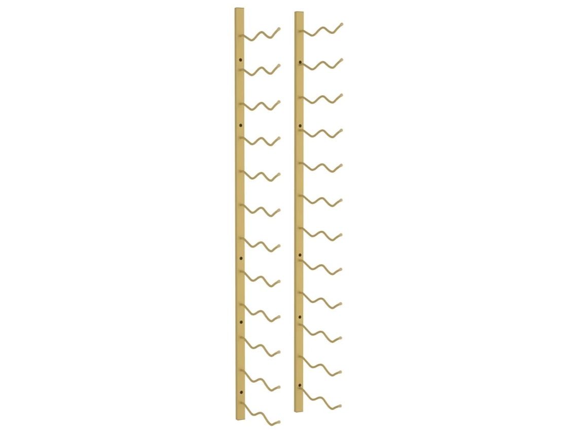 Botellero VIDAXL Oro Hierro (22.5x2.5x116 cm)