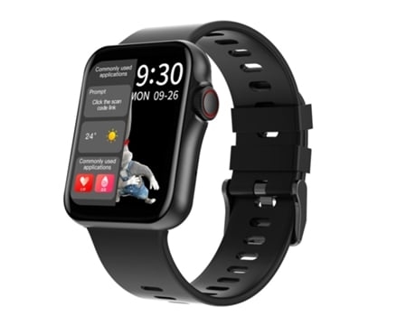 Relojes inteligentes 1 7 Cardiofrequenzimetro Nero AUJEZON