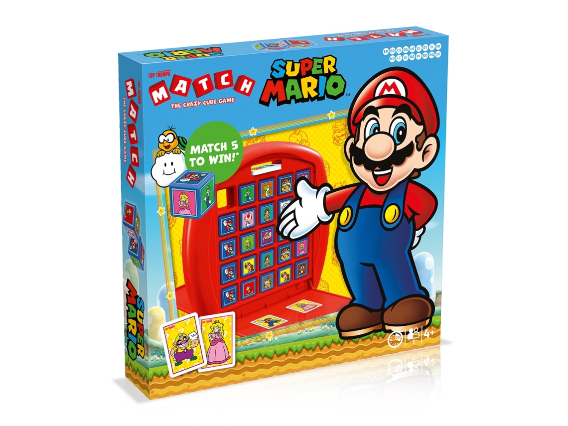 Juego de Mesa WINNING MOVES Super Mario Top Trumps Match