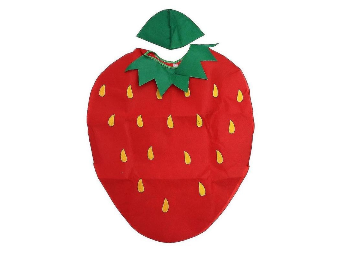 Fantasia De Morango Para Crianças Traje De Festa Halloween Cosplay Natal Tamanho M