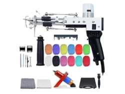 Pistola de tufting, herramienta eléctrica para tejer alfombras, juego 2 en 1, kits de pistola de tufting