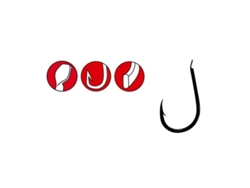 Paquete de 10 ganchos GAMAKATSU Power Carp Flatted Eye