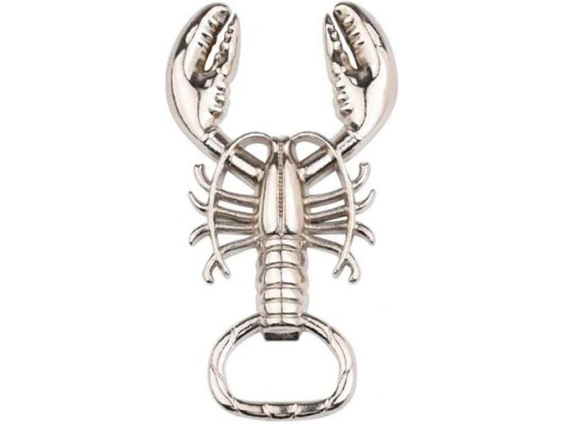 Abrelatas Portátil De Metal Con Forma De Langosta Y Llave Incluida Para Vino Y Cerveza (1 Unidad)