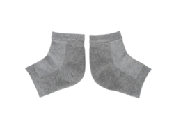 1 Par De Calcetines Gel Con Vitamina E Para Talones Secos Y Agrietados