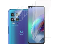 Conjunto de Protectores de Lente Protetores Câmera Estilhaçamento para Motorola Moto G100 HONGWE. Transparente (2un)