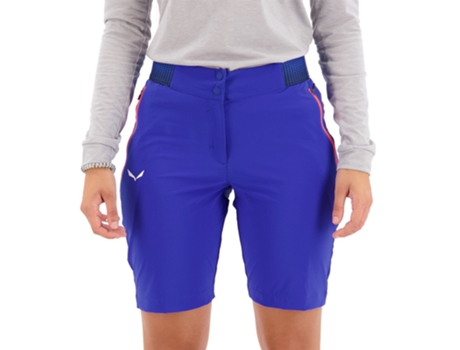 Calça SALEWA Calça Shorts Pedroc Cargo 3 Durastretch Azul L Mulher