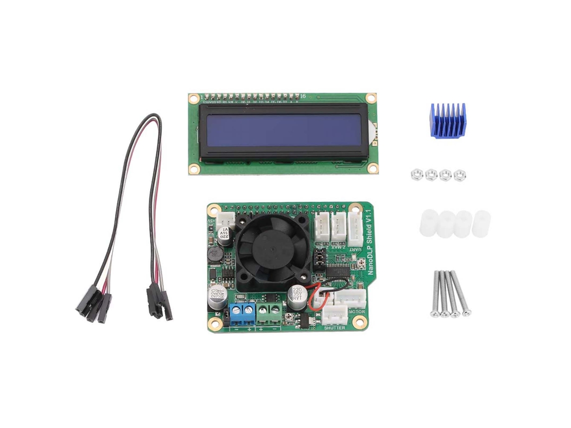 Placa de expansión controlada por MOS DRV8825 + LCD 1602a IIC/I2C para impresora 3D Raspberry Pi