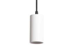 Lámpara colgante LED de aluminio Misoh de 9 W, 38º, color negro/blanco, CCT Ledkia (2700 K, 4000 K, 6000 K)