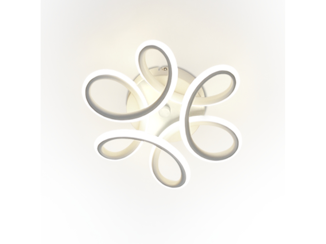 Luz de Techo Led 17W 3000K 27*12Cm Lámpara Pequeña Diseño de Geometría Blanco Cálido Moderno para Entrada de Estudio NETTLIFE