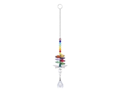 Adorno de cristal arcoíris, chakra, para colgar en la ventana, 1 pieza Betterlifefg
