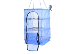 Estantería Plegable Para Secar Pescado Y Verduras 4 Capas Red Malla Colgante Secador De Platos