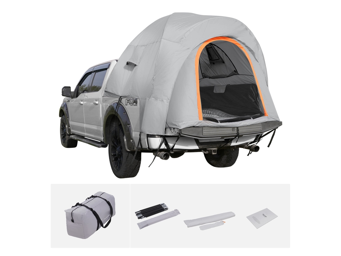 Tienda de campaña Succebuy de 1,6 a 1,8 m para camioneta, con dosel y bolsa de transporte para acampar