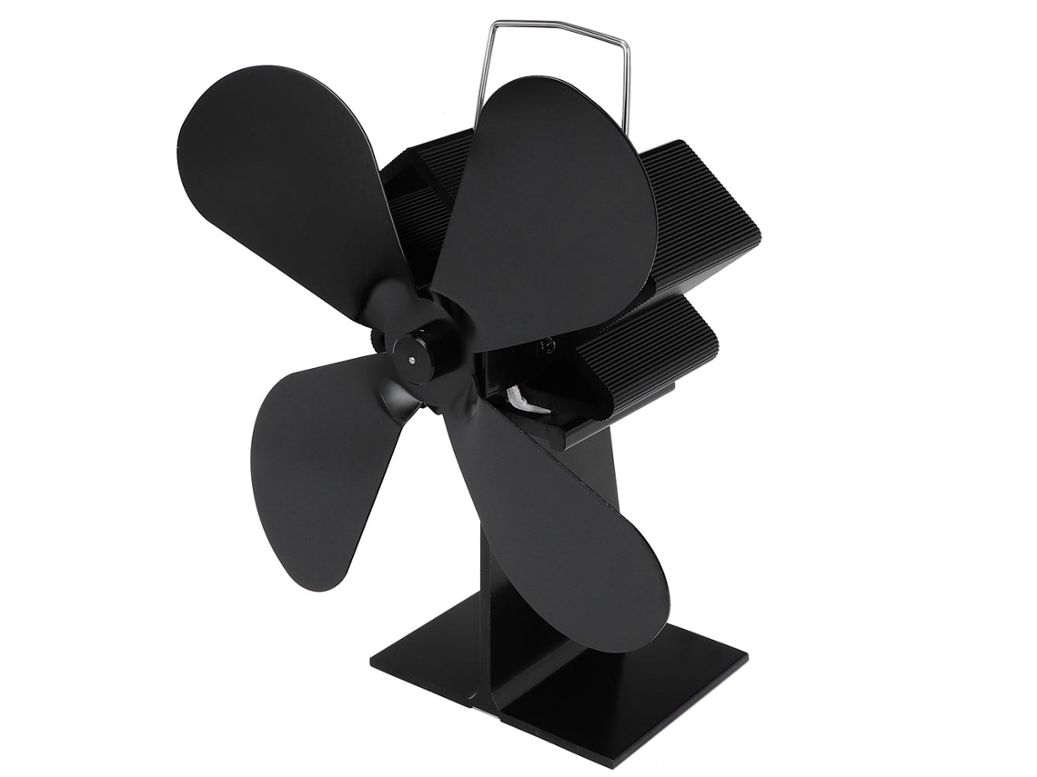 Ventilador de invernadero con 4 aspas, ecológico.