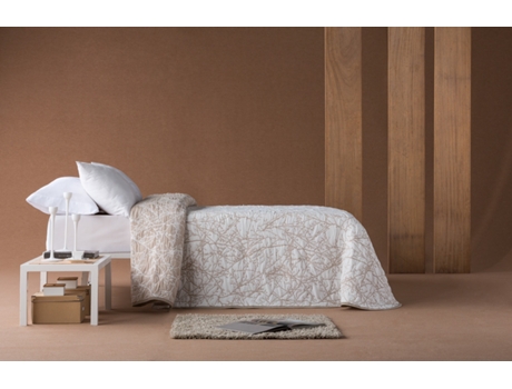 Colcha ESTORALIS Beige 235 x 270 cm