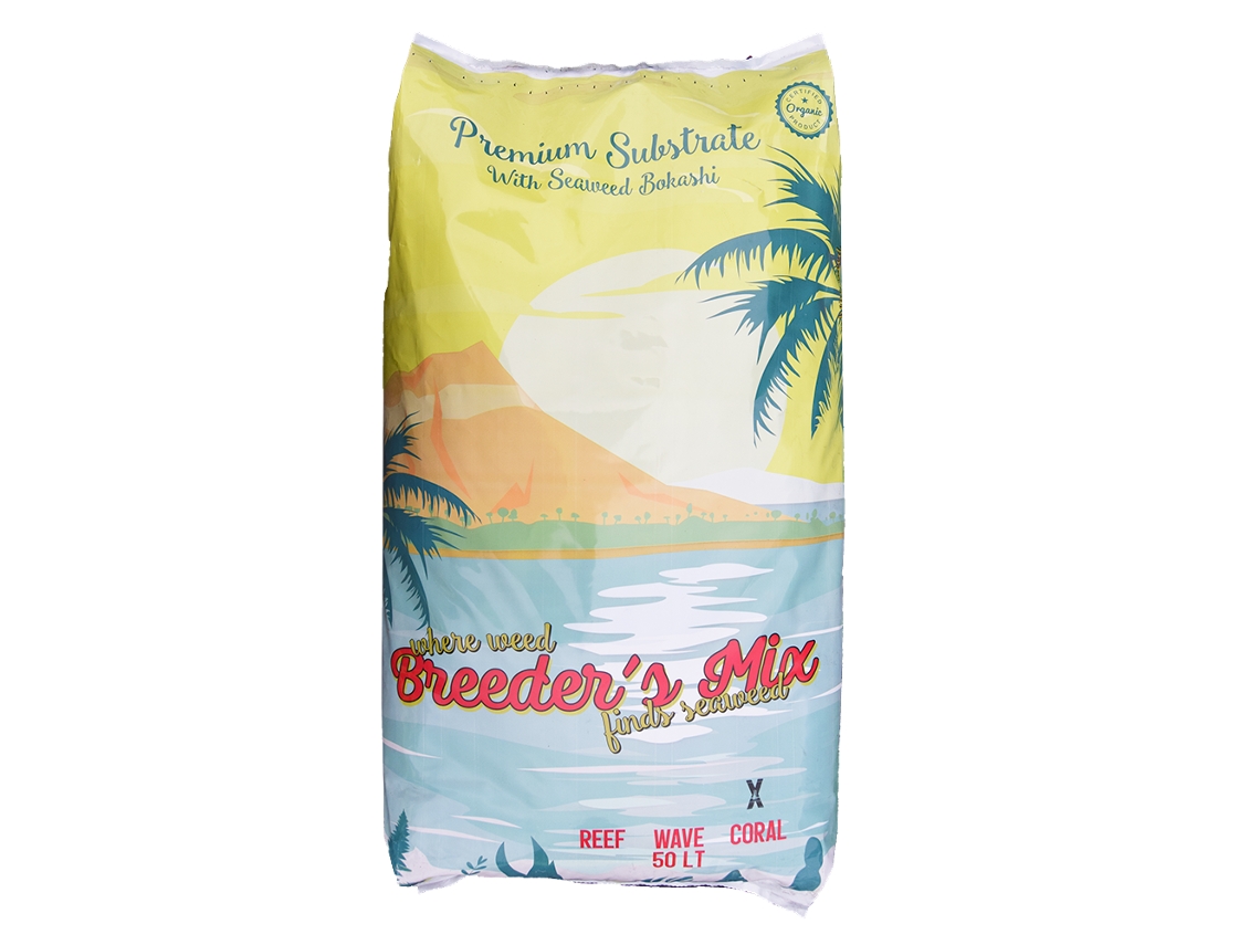 Sustrato Orgánico Coral Alta Carga Nutricional Saco 50Lts BREEDER´S MIX