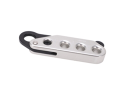 Descendedor Con Sistema De Detención Y Frenado De Escalada, Fabricado En Aluminio De Calidad Aeronáutica Y Con Control Manual Ergonómico, Para Montañismo Y Trabajos En Altura.