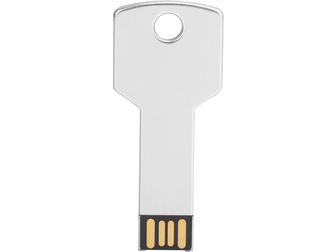 Unidad USB de alta velocidad con diseño en forma de llave, fabricada en aleación de aluminio, ideal para computadoras de escritorio y portátiles (8 componentes de computadora).
