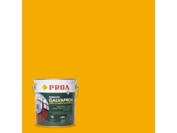 Esmalte directo sobre galvanizado Galvaproa Pintar galvanizado sin necesidad de imprimación Amarillo Grúas RAL 1028 4L