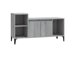 Maison Exclusive - Mueble De Tv Madera Contrachapada Gris Sonoma 100x35x55 Cm