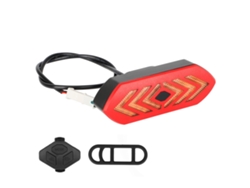 2026-luz Trasera Para Patinete Eléctrico Con Señales De Giro Control Remoto Inalámbrico Freno Luz De Seguridad Para Patinetes Xiaomi