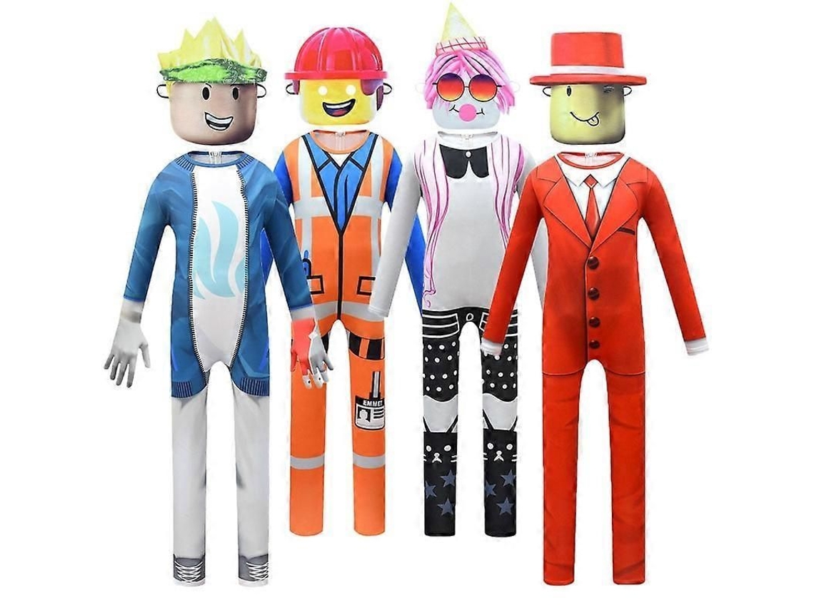 Disfraz De Anime De Roblox: Mono Y Máscara Para Niños, Ideal Para Fiestas De Halloween Y Cumpleaños (de 3 A 9 Años).