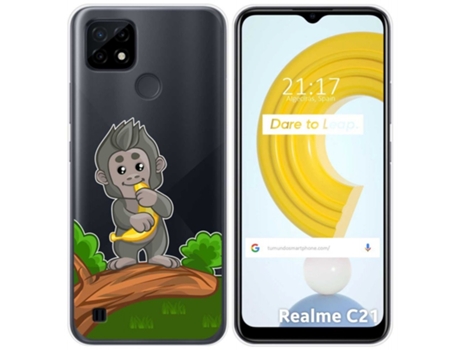 Carcasa Realme C21 TUMUNDOSMARTPHONE Dibujos Transparente Multicolor