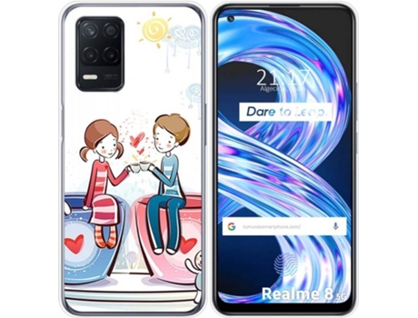 Carcasa Realme 8 5G / Narzo 30 5G TUMUNDOSMARTPHONE Café Multicolor