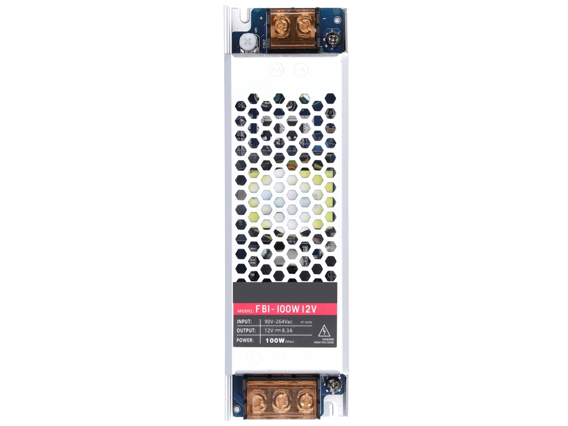 Fuente De Alimentación Conmutada Para Tiras Led Largas De Interior De 100 W, Ac90-264v Dc12v, Ip68