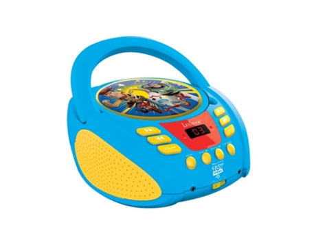 Reproductor de CD DISNEY portátil Toy Story con toma micrófono