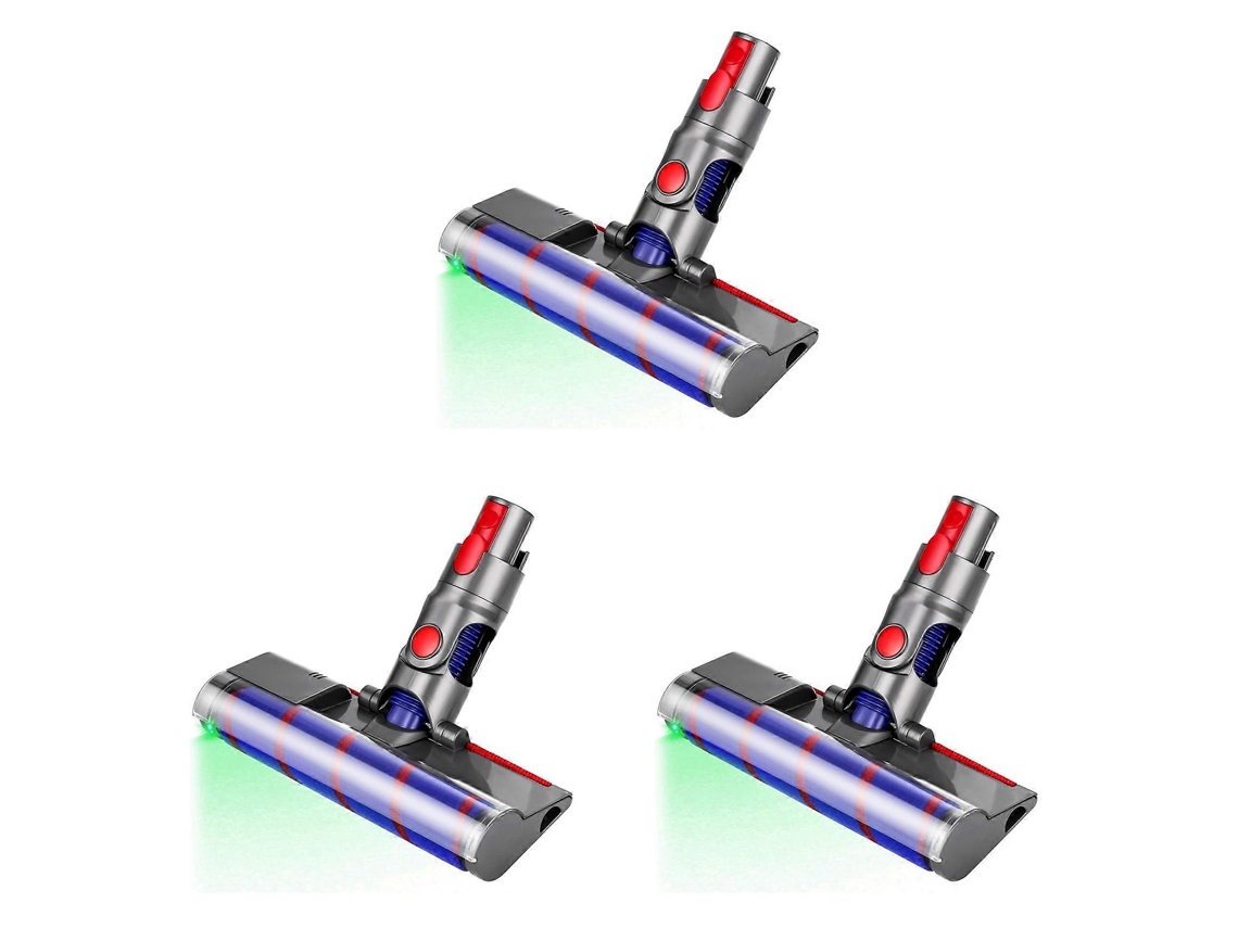 3x Brush For V10 V8 V7 V11 V15 Direct Drive Vacuum Cleaner Turbo Brush With Quick Release For Cleaning Carpets