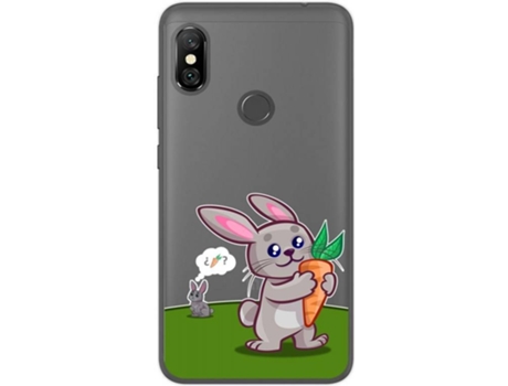 Carcasa Xiaomi Redmi Note 6 Pro TUMUNDOSMARTPHONE Conejo Multicolor